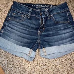 American Eagle Super Super Stretch Jean Shorts